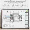 Plan de maison réalisé avec LayOut et SketchUp, illustrant un projet de rénovation