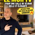Mur de télévision décoré avec élégance dans un salon moderne