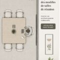 Salle de réunion moderne avec un mobilier chaleureux et fonctionnel