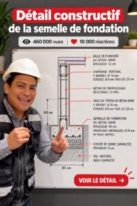 Détails de construction montrant des éléments essentiels dans une maison en rénovation.