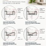 Un plan de travail en bois avec des détails élégants dans une cuisine moderne.