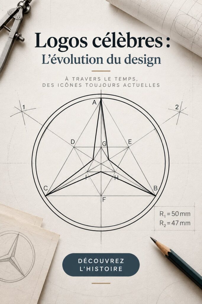 Une analyse de l'évolution des logos célèbres à travers les années, contrastant plusieurs designs emblématiques.