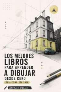 Couverture d'un livre de dessin mettant en avant des croquis d'architecture