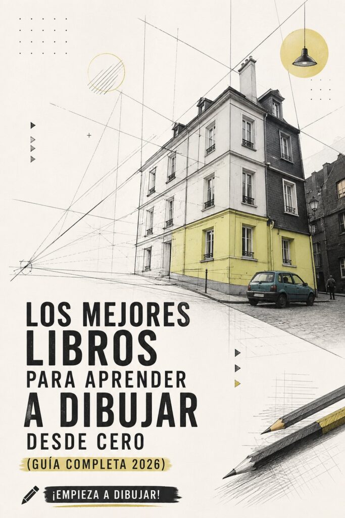 Couverture d'un livre de dessin mettant en avant des croquis d'architecture