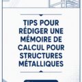 Image représentant un plan technique de structure métallique : un exemple de mémoire de calcul dans le domaine de la construction.