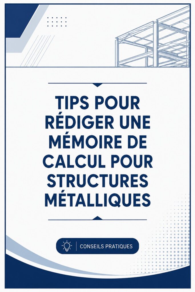 Image représentant un plan technique de structure métallique : un exemple de mémoire de calcul dans le domaine de la construction.