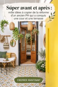 Rénovation d'un pavillon avec terrace moderne et accueillante