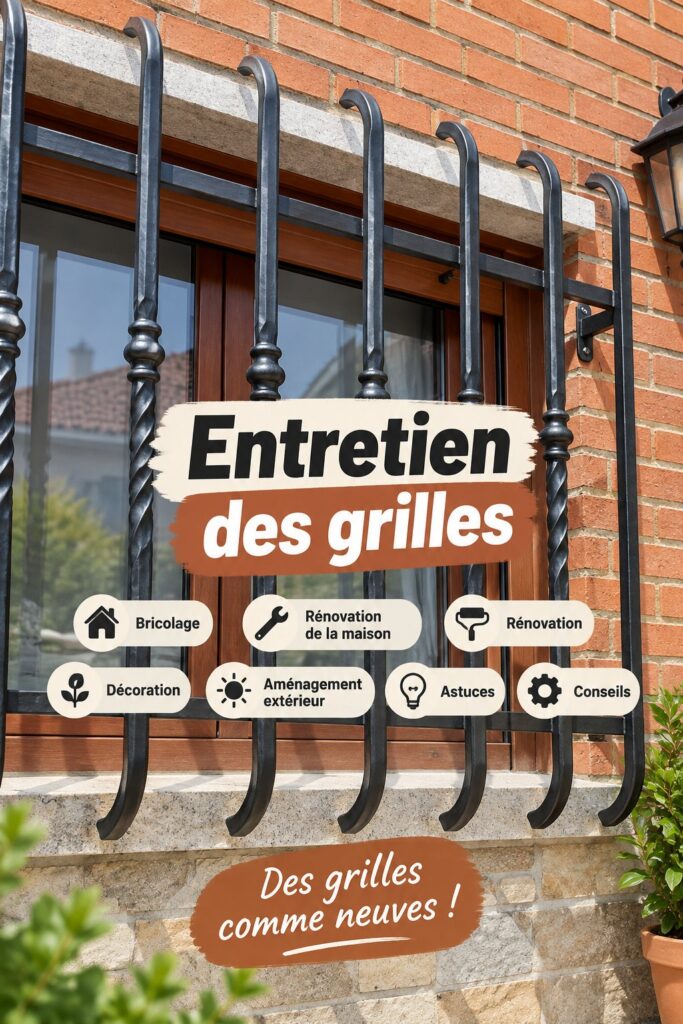 Grilles de jardin parfaitement entretenues avec un cadre verdoyant.