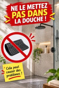 Aménagement pratique et esthétique d'une douche moderne.