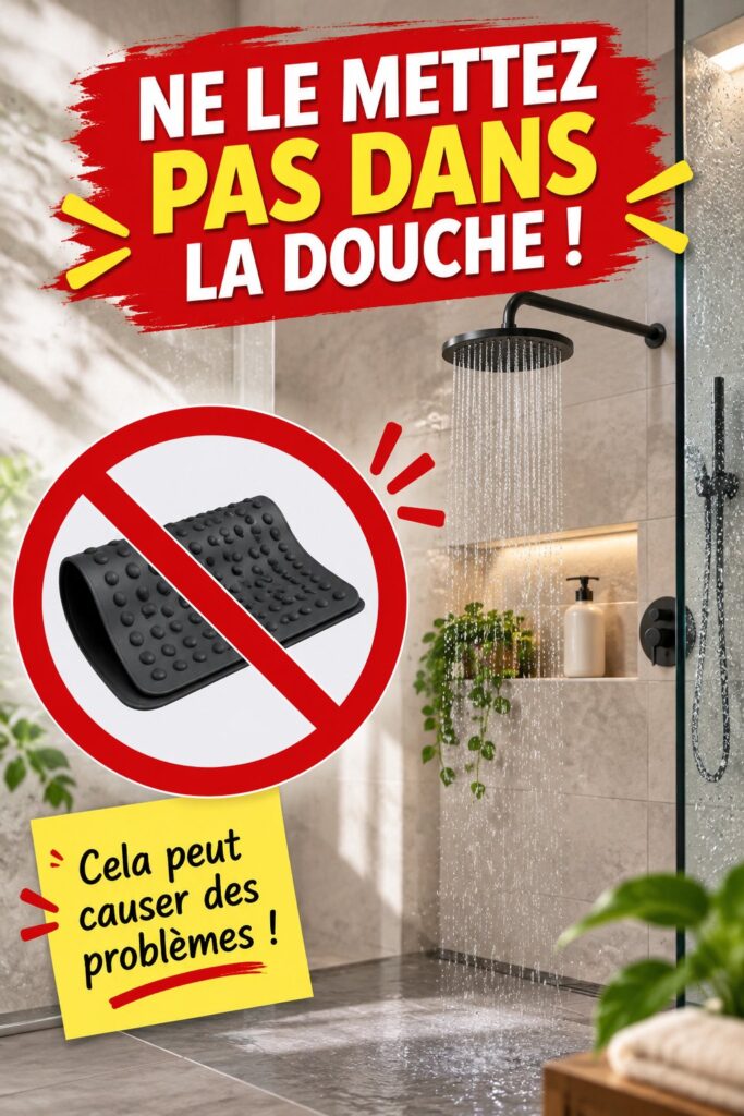 Aménagement pratique et esthétique d'une douche moderne.