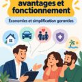 Image représentant une maison sécurisée avec assurance habitation